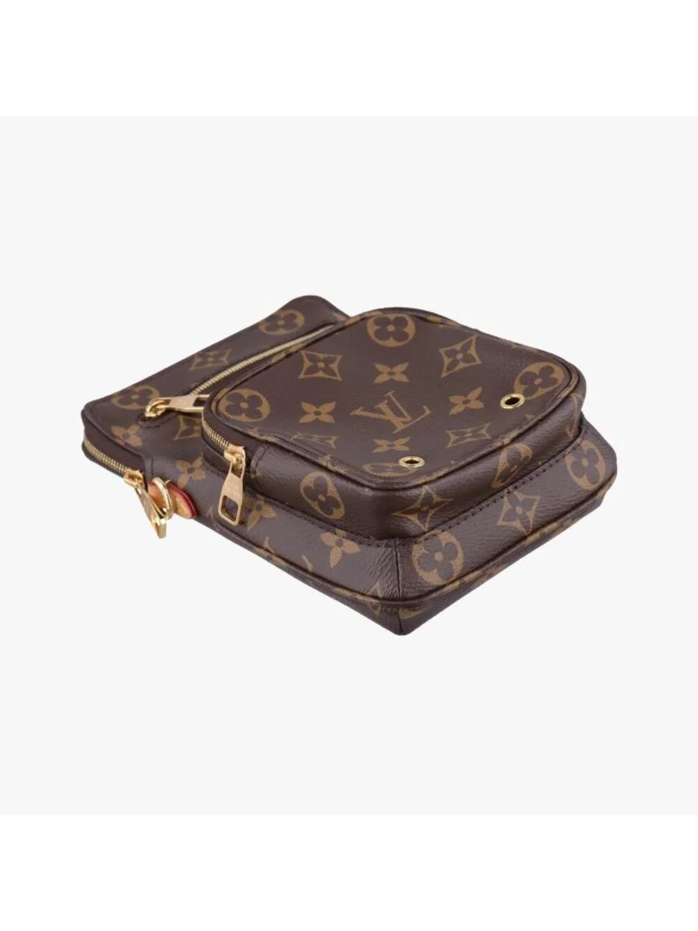Louis Vuitton Utility Monogram Brown Canvas Shoulder Bag